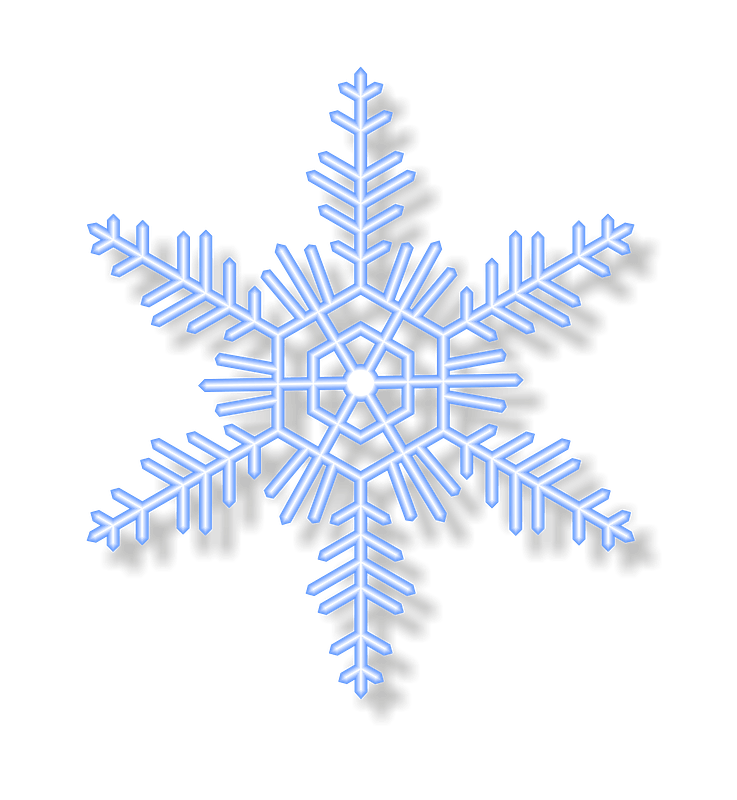 Detail Snowflakes Clipart Free Download Nomer 3