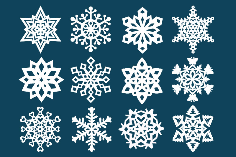 Detail Snowflakes Image Nomer 4