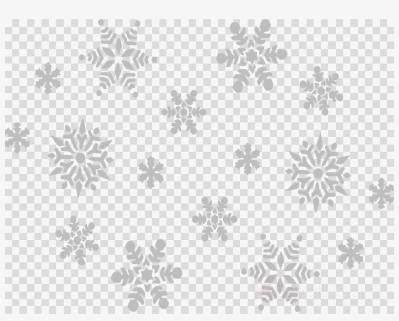 Detail Snowflakes On Transparent Background Nomer 11