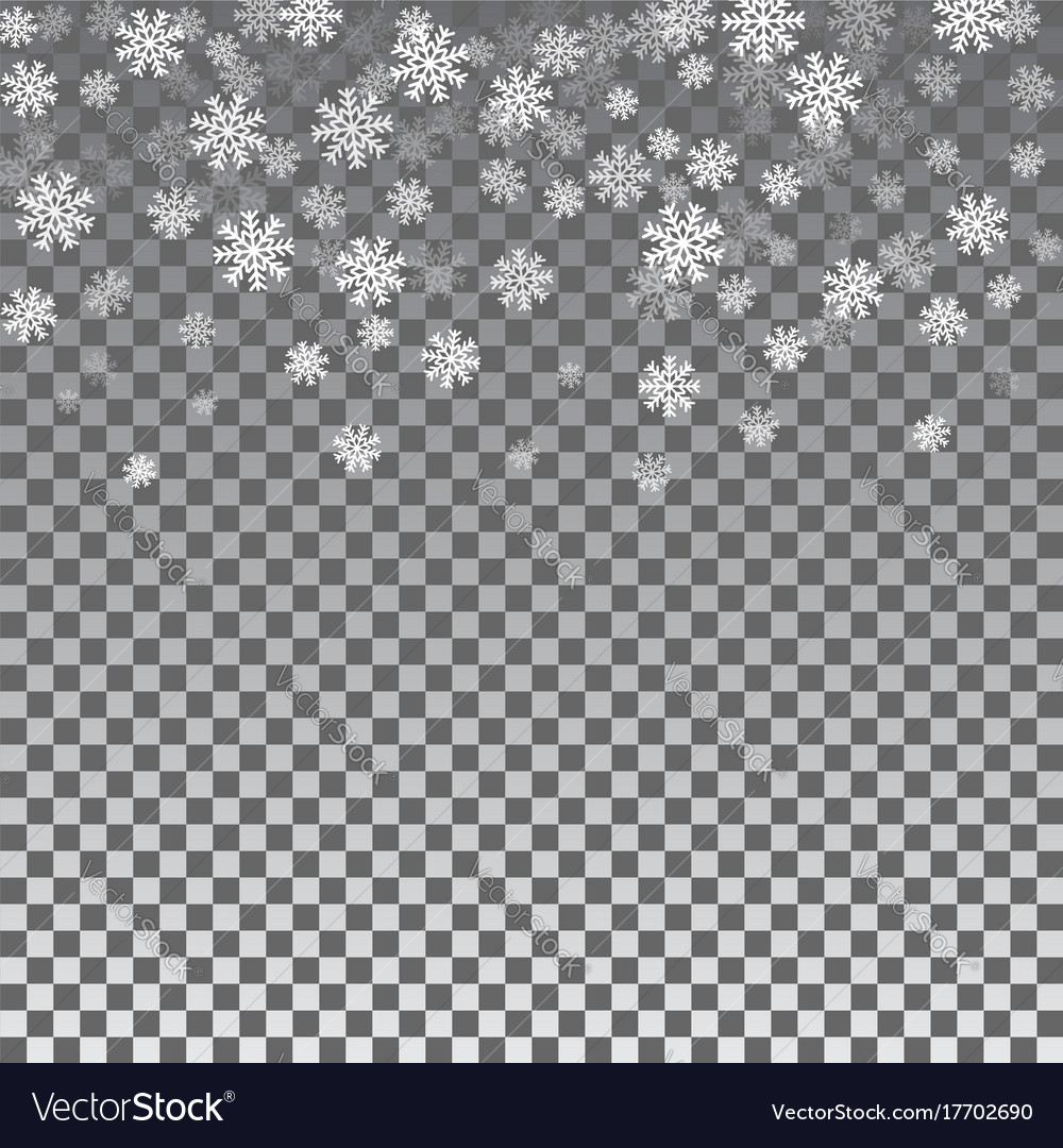Detail Snowflakes On Transparent Background Nomer 14