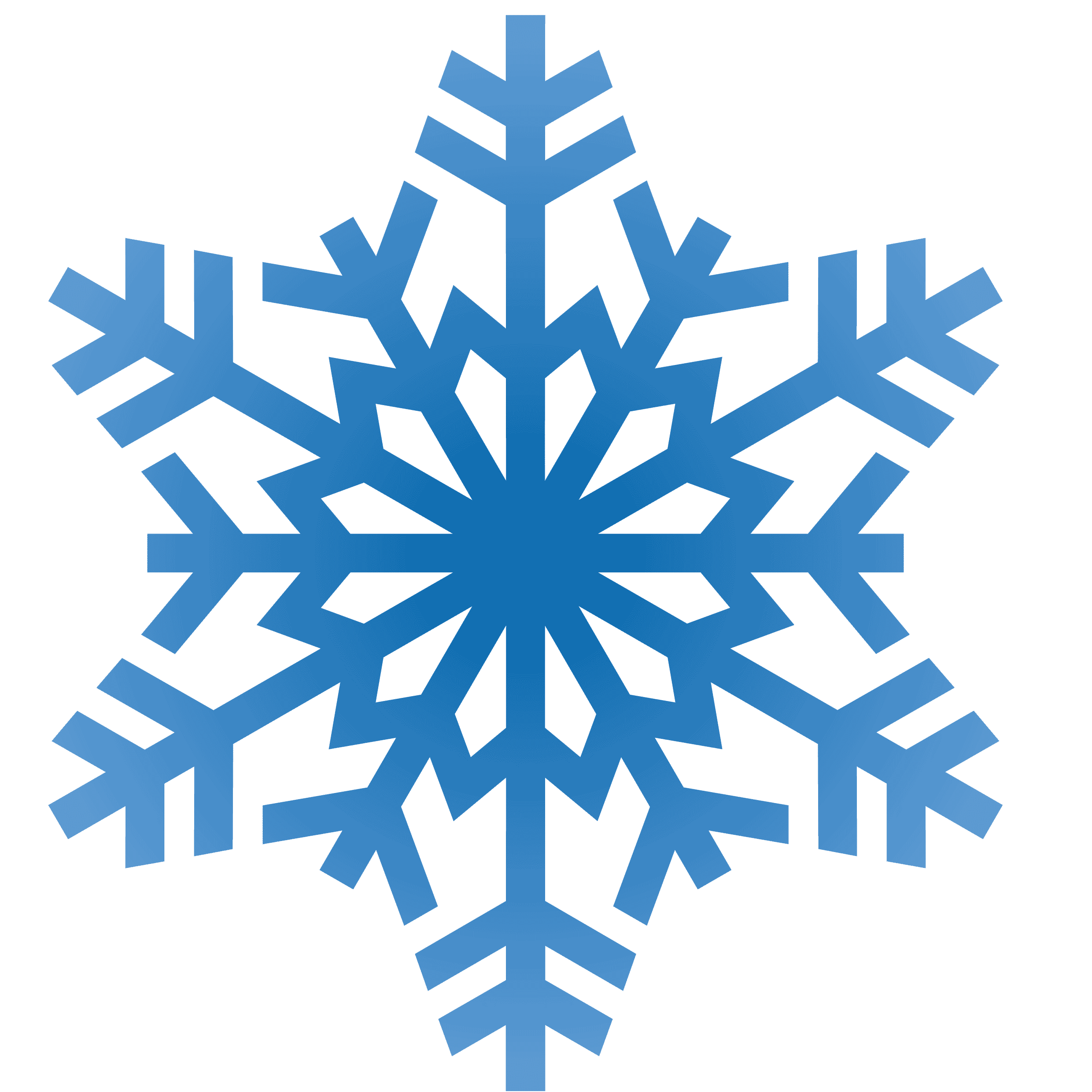 Detail Snowflakes On Transparent Background Nomer 18