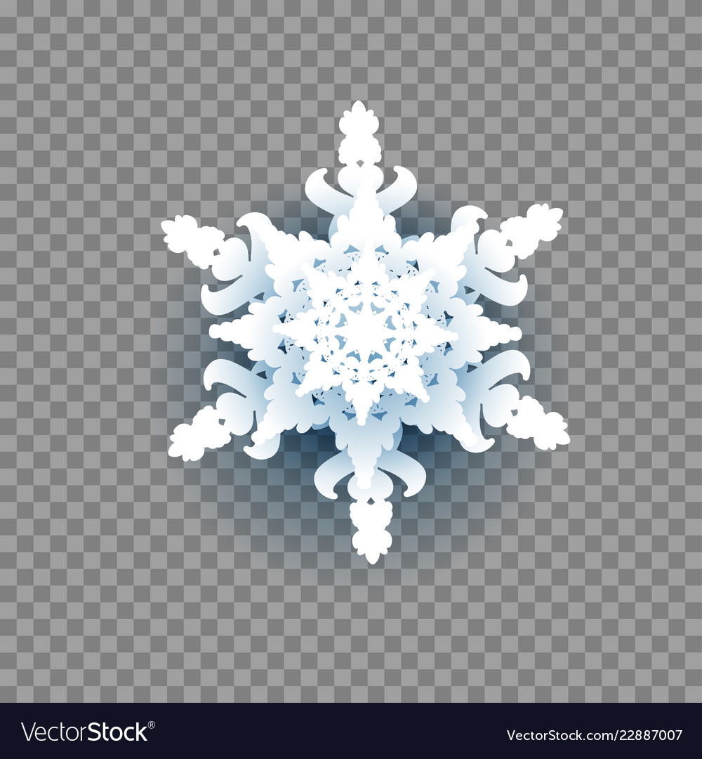 Detail Snowflakes On Transparent Background Nomer 21