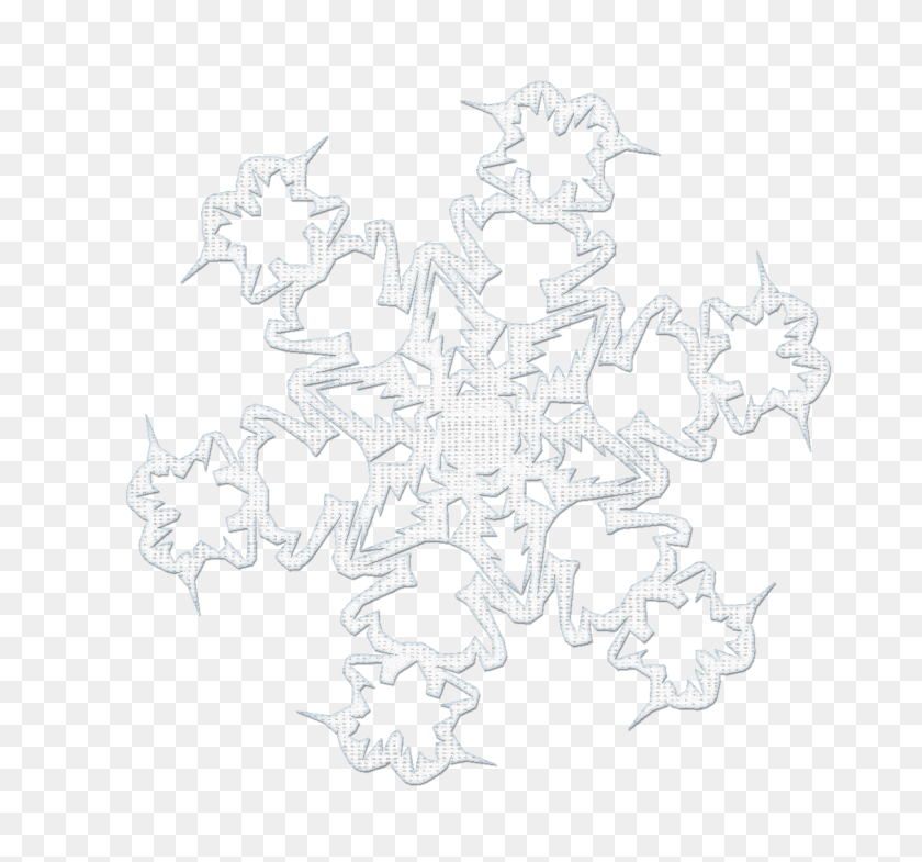 Detail Snowflakes On Transparent Background Nomer 24