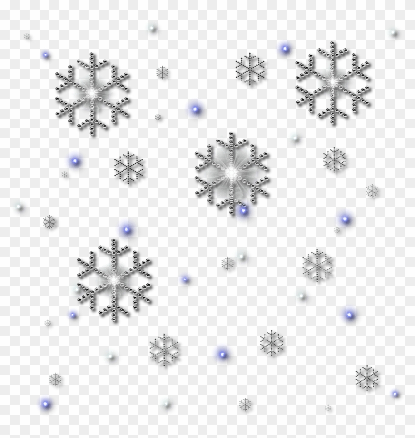 Detail Snowflakes On Transparent Background Nomer 36