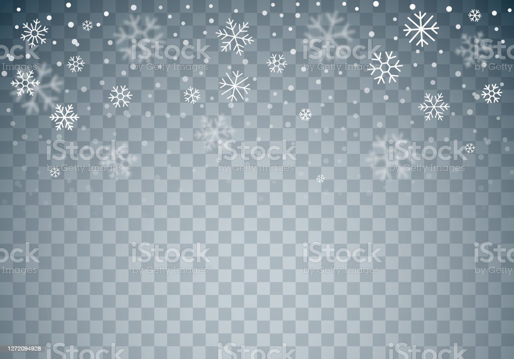 Detail Snowflakes On Transparent Background Nomer 37