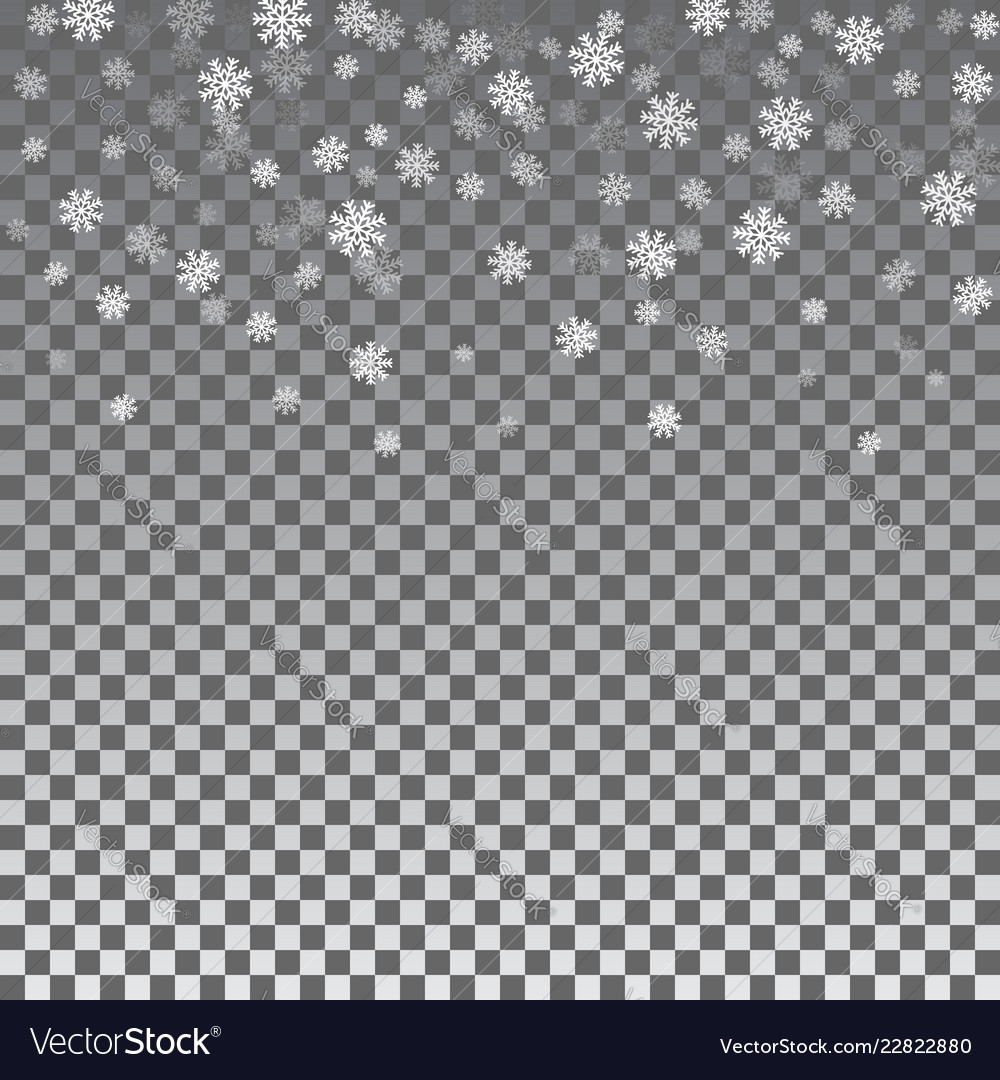 Detail Snowflakes On Transparent Background Nomer 38