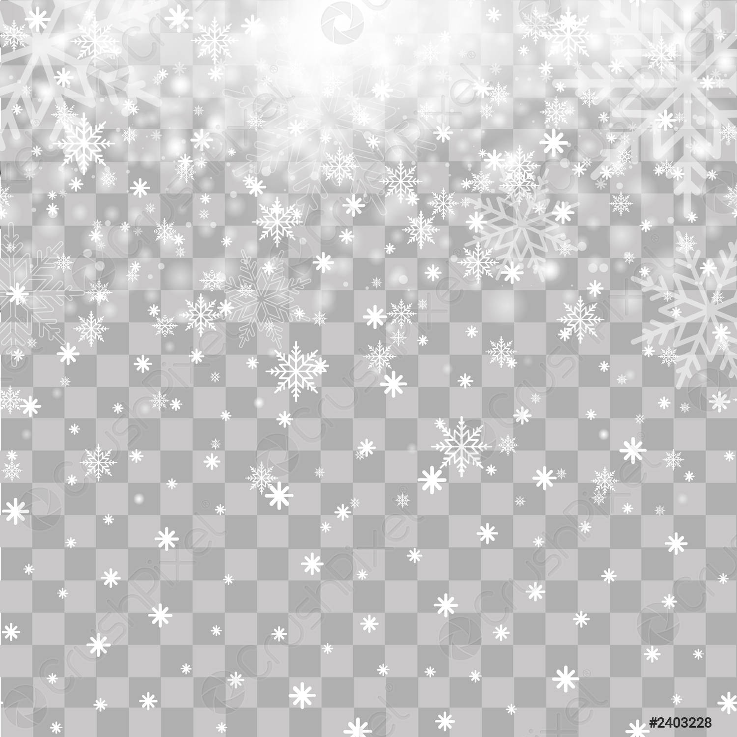 Detail Snowflakes Transparent Nomer 29