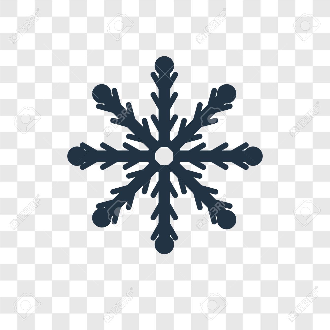 Detail Snowflakes With Transparent Background Nomer 29