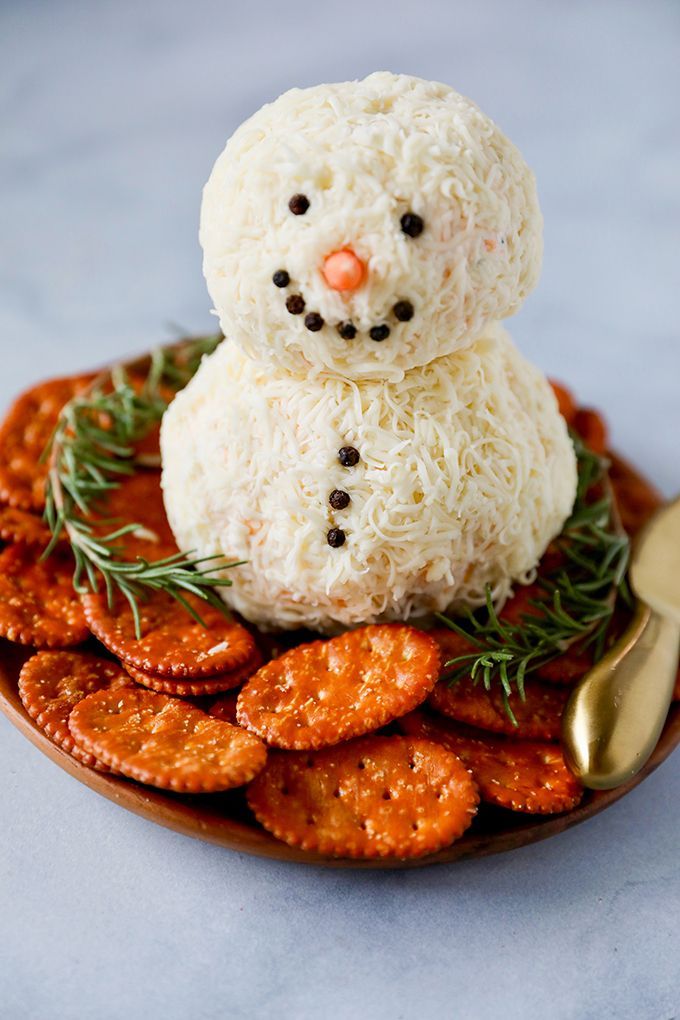 Snowman Cheese Ball Pinterest - KibrisPDR