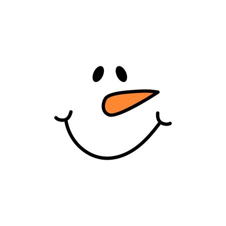 Detail Snowman Face Clipart Free Nomer 5