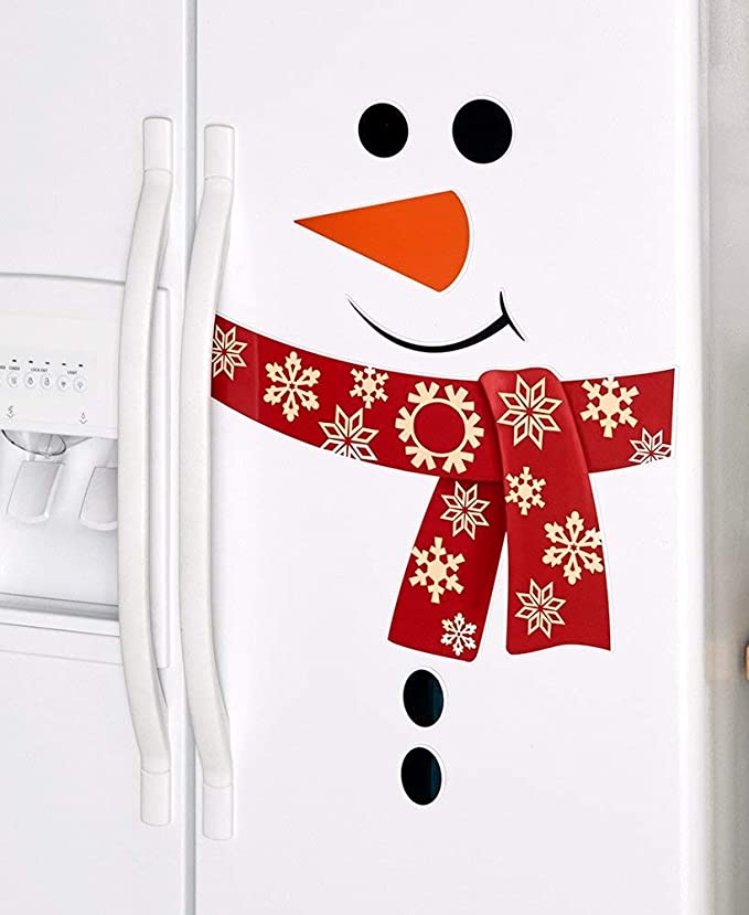 Detail Snowman Refrigerator Magnet Nomer 2