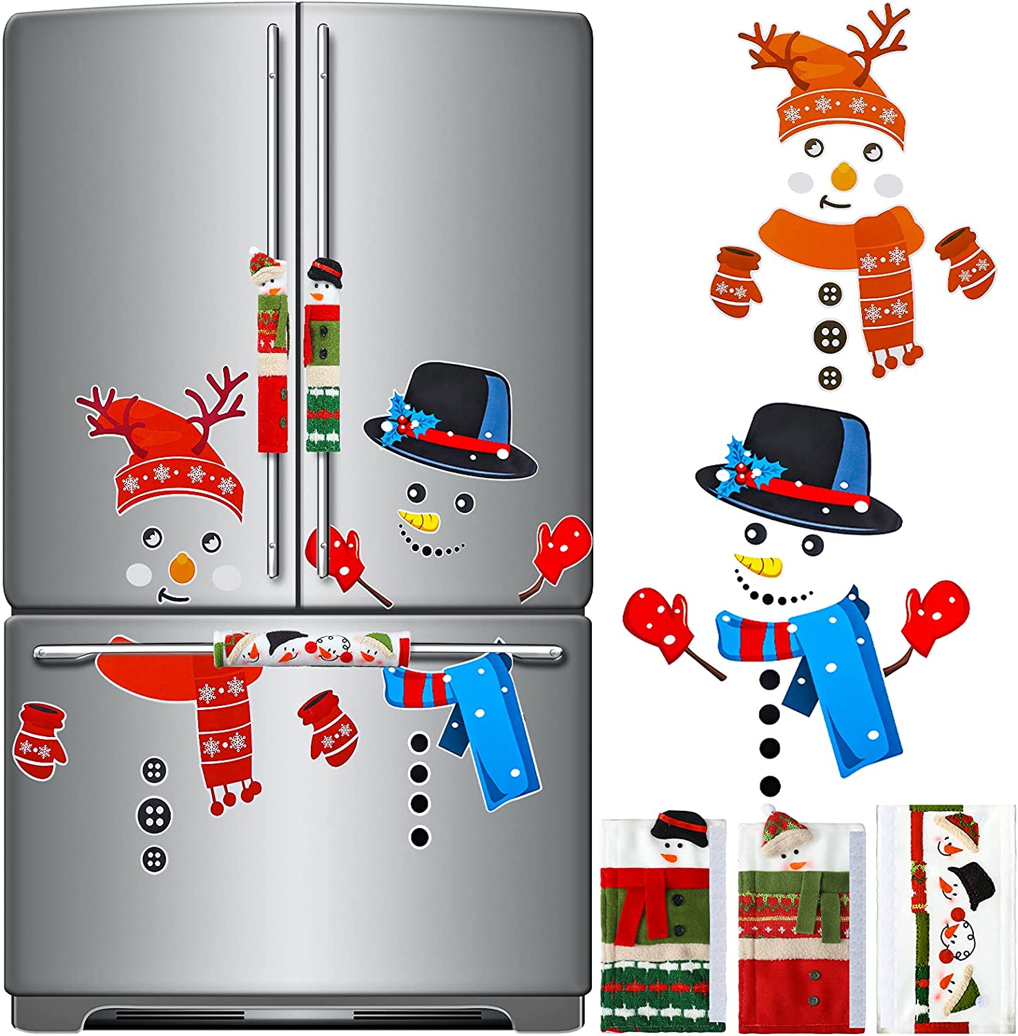 Detail Snowman Refrigerator Magnet Nomer 32