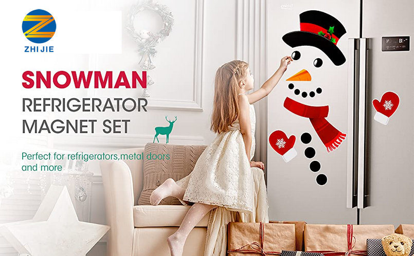 Detail Snowman Refrigerator Magnet Nomer 33