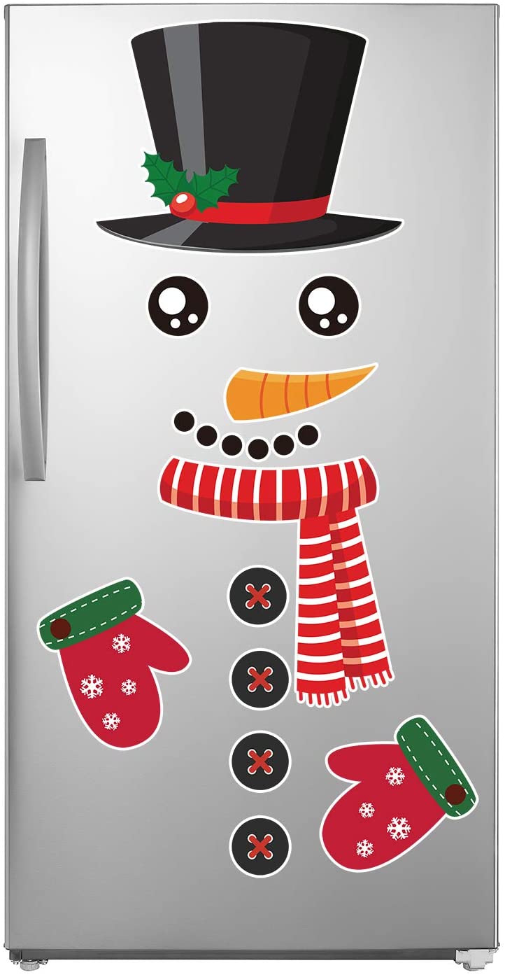 Detail Snowman Refrigerator Magnet Nomer 45