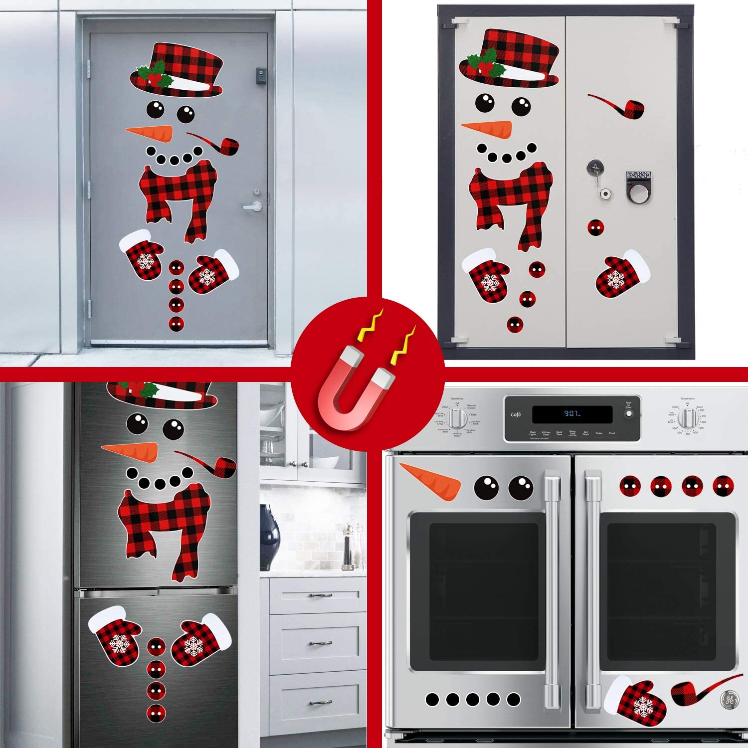 Detail Snowman Refrigerator Magnet Nomer 48