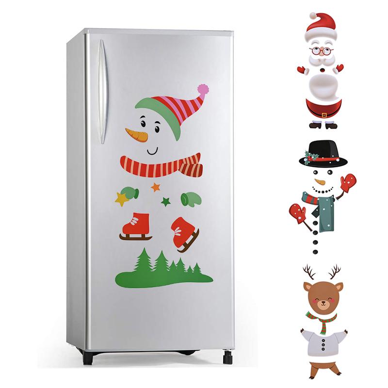 Detail Snowman Refrigerator Magnet Nomer 7