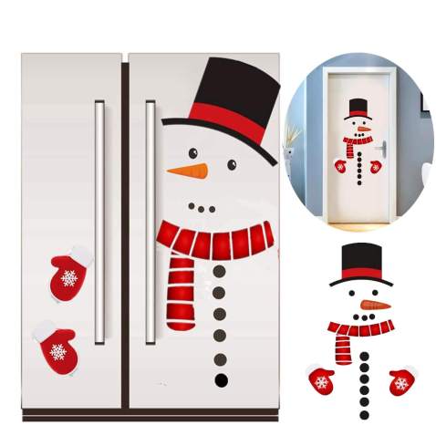 Detail Snowman Refrigerator Magnet Set Nomer 47