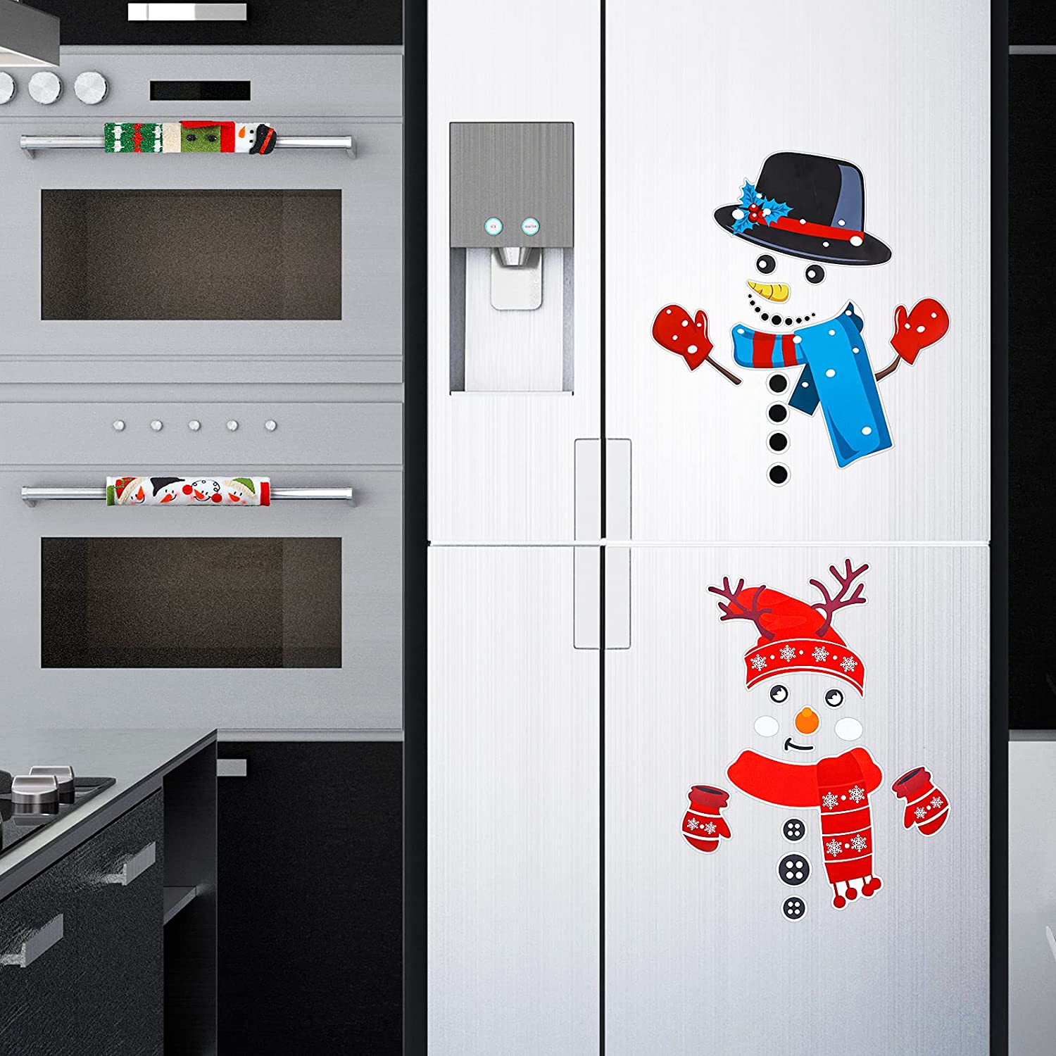 Detail Snowman Refrigerator Magnet Set Nomer 56