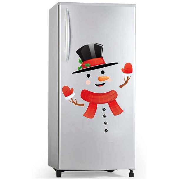 Detail Snowman Refrigerator Magnet Set Nomer 8