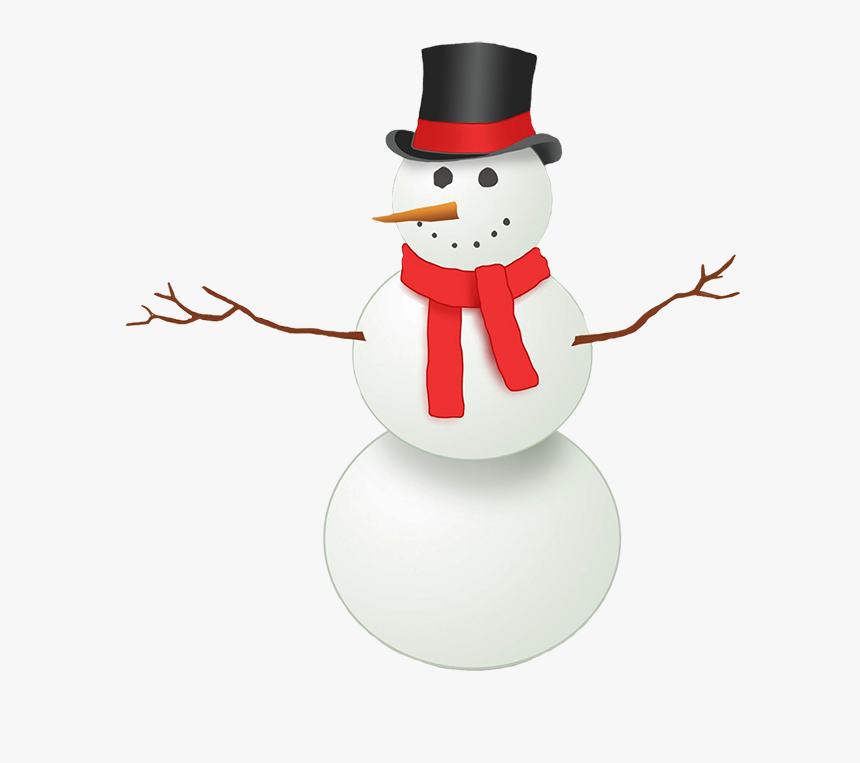 Detail Snowman With Scarf Clipart Nomer 30