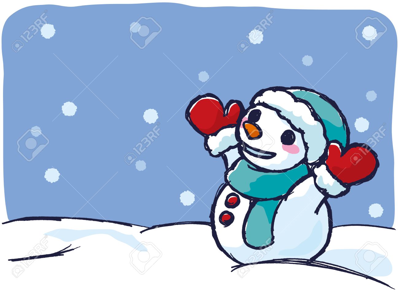 Detail Snowy Clipart Nomer 20