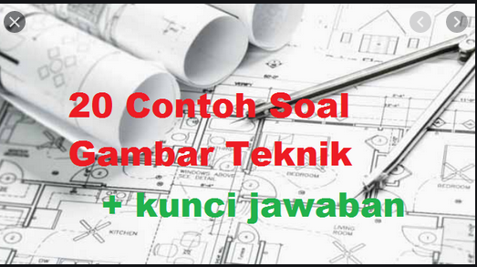 Detail Soal Gambar Teknik Nomer 16