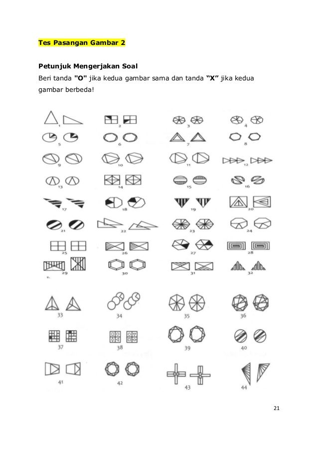 Detail Soal Psikotest Dgn Gambar Nomer 11