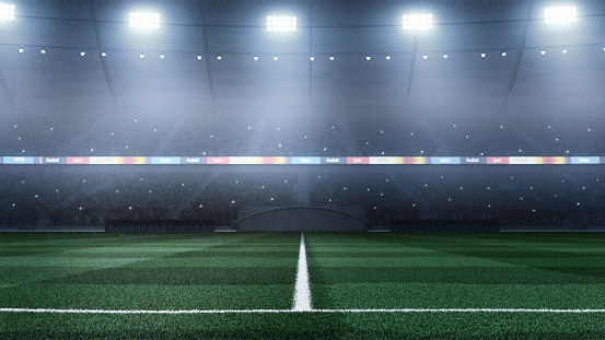 Soccer field isometric