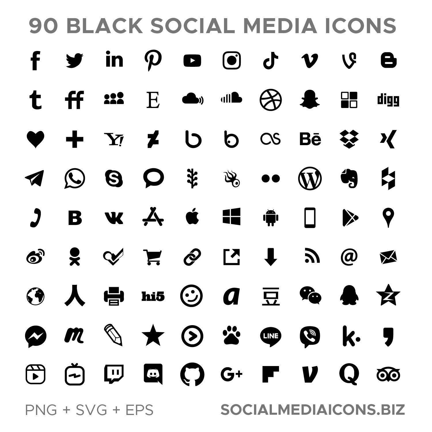 Detail Social Media Icon Vector Png Nomer 30
