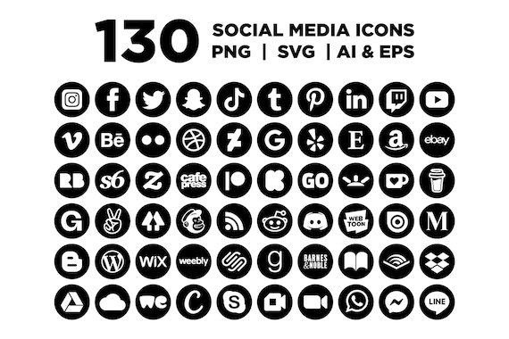 Detail Social Media Icon Vector Png Nomer 34