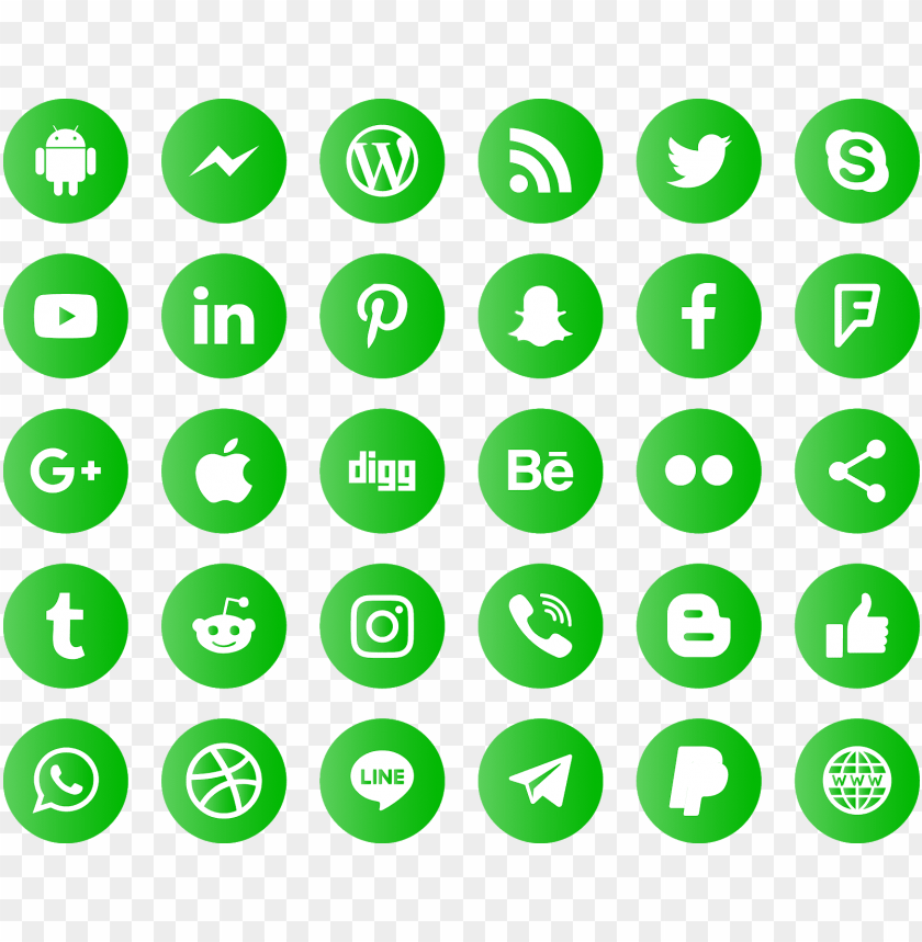 Detail Social Media Icon Vector Png Nomer 48