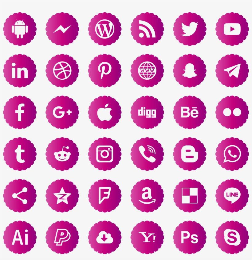 Detail Social Media Icon Vector Png Nomer 52