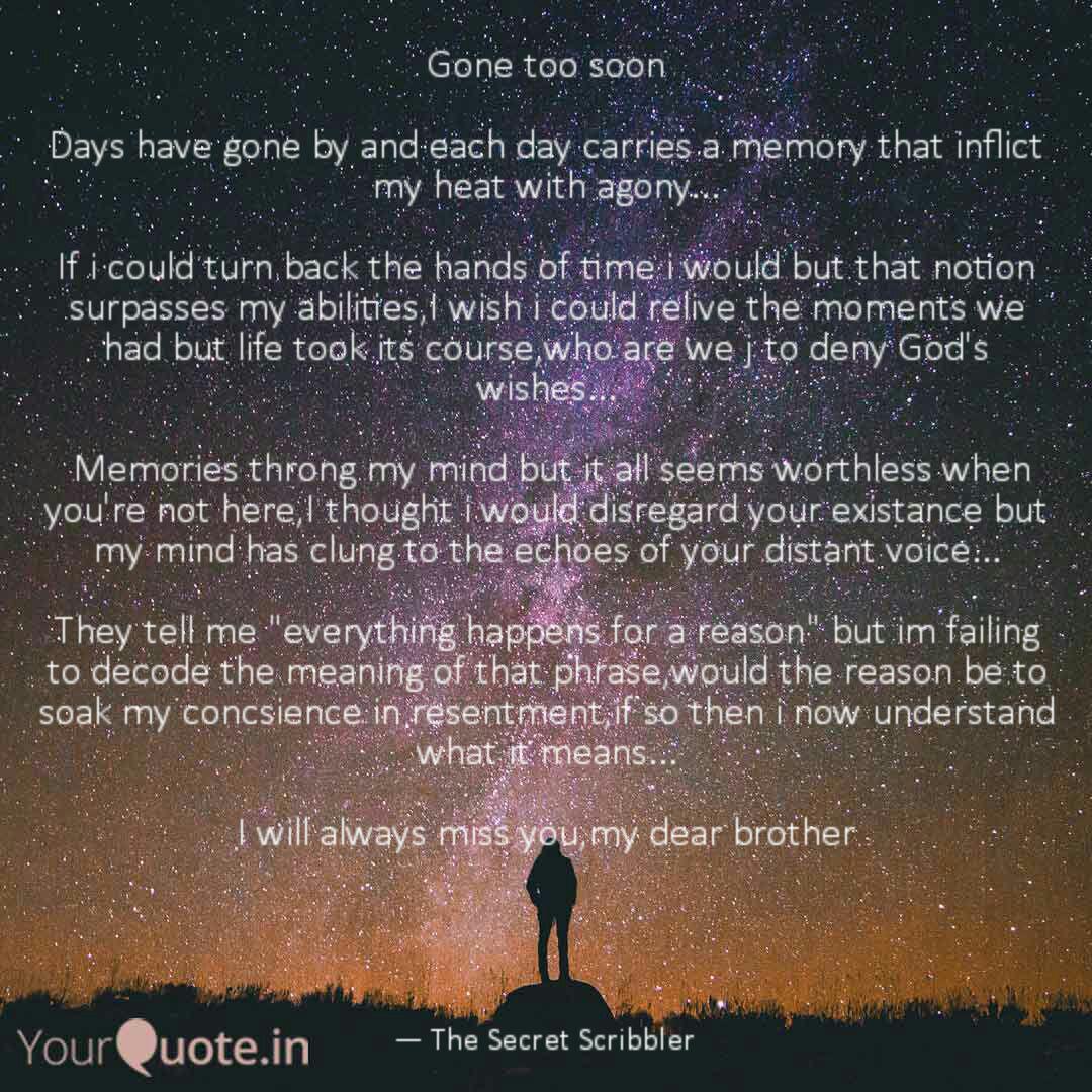 Detail You Were Gone Too Soon Quotes Nomer 33
