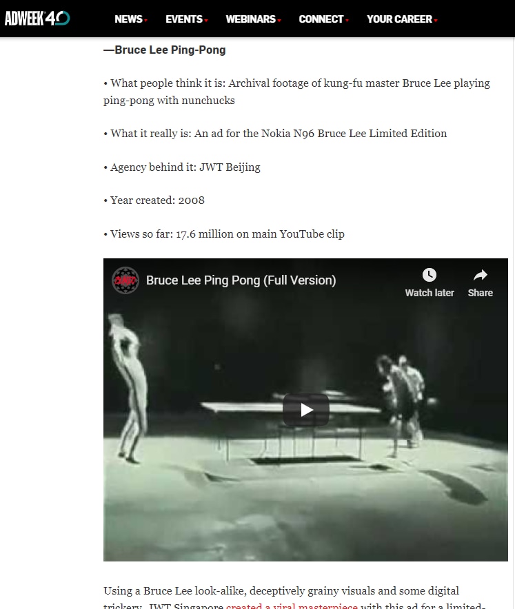 Detail Youtube Bruce Lee Ping Pong Nomer 16