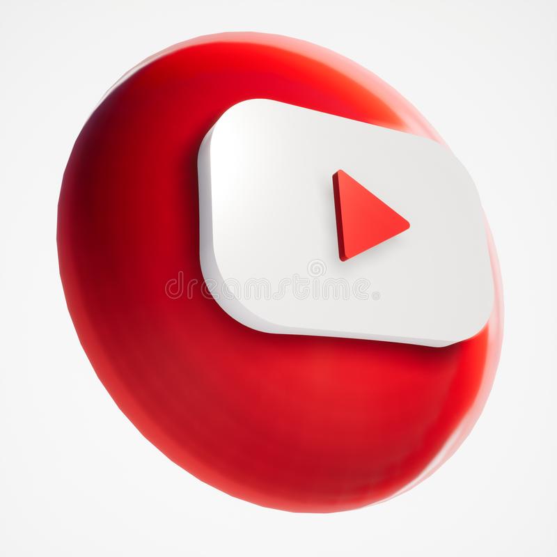 Detail Youtube Logo 3d Nomer 24