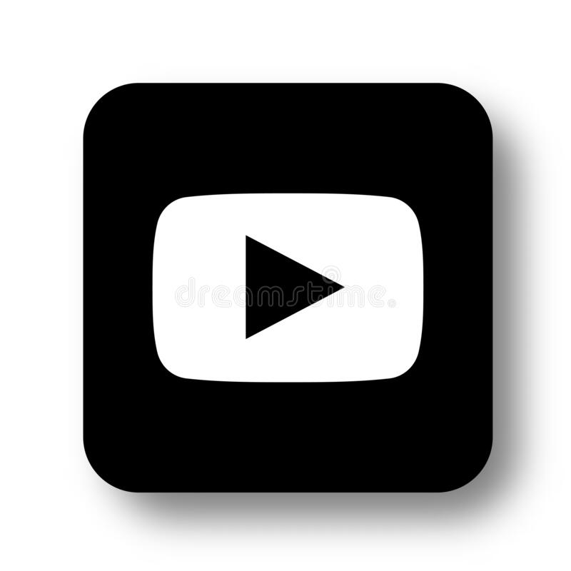 Detail Youtube Logo Black And White Nomer 20