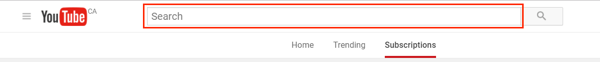 Youtube Search Bar Png - 57+ Koleksi Gambar