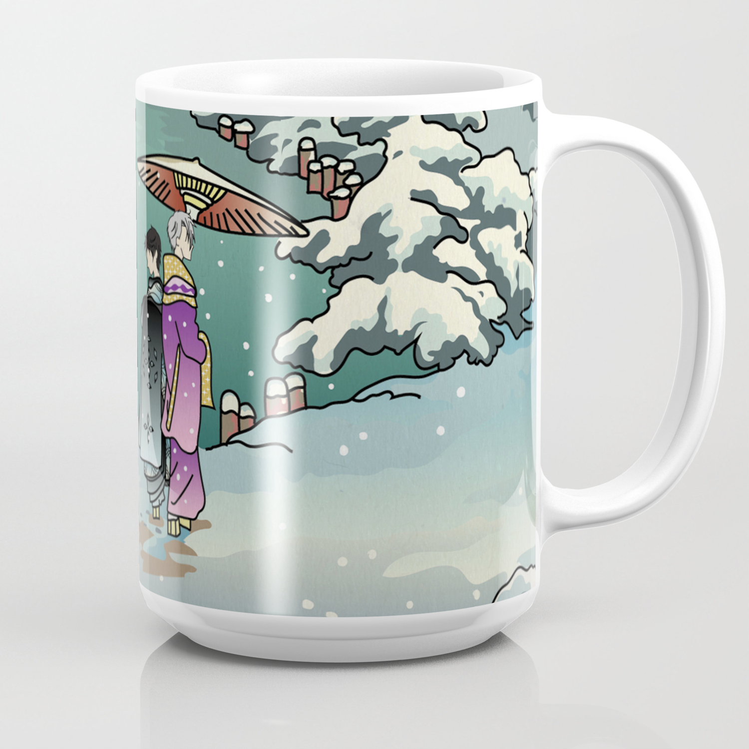 Detail Yuri On Ice Mug Nomer 3
