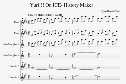 Detail Yuri On Ice Opening Piano Sheet Music Nomer 44