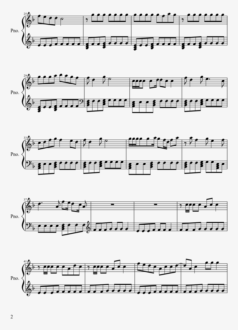 Detail Yuri On Ice Sheet Music Violin Nomer 40