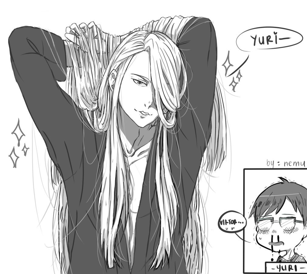 Detail Yuri On Ice Victor Long Hair Nomer 28