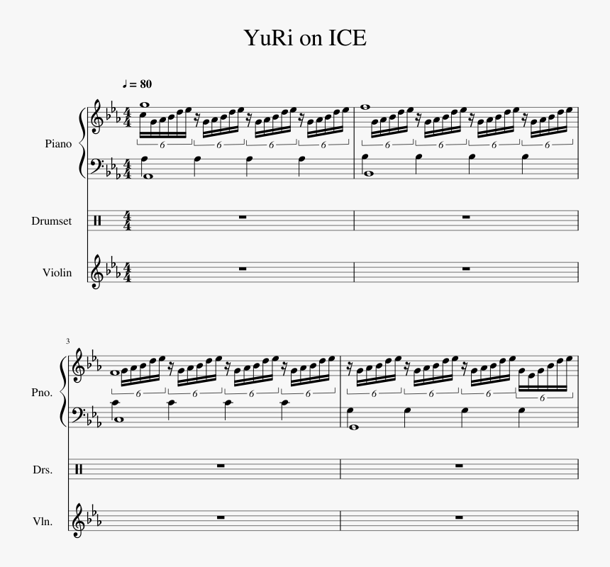 Detail Yuri On Ice Violin Nomer 10