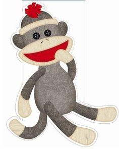 Detail Sock Monkey Clip Art Free Nomer 16