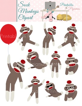 Detail Sock Monkey Clip Art Free Nomer 24