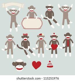 Detail Sock Monkey Clip Art Free Nomer 25