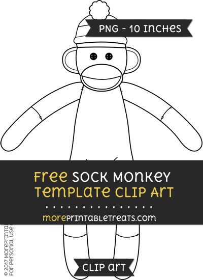 Detail Sock Monkey Clip Art Free Nomer 35