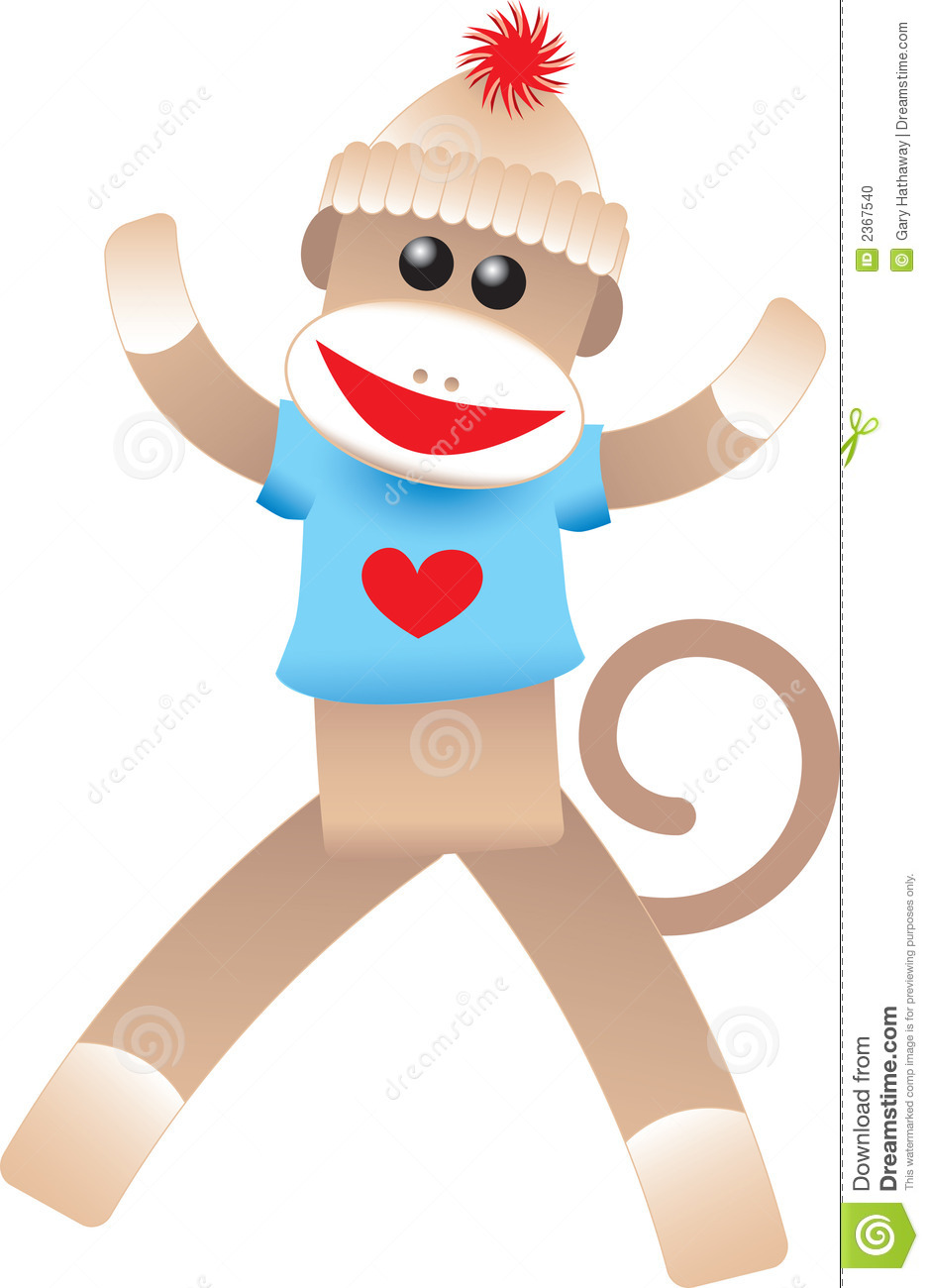 Detail Sock Monkey Clipart Free Nomer 14