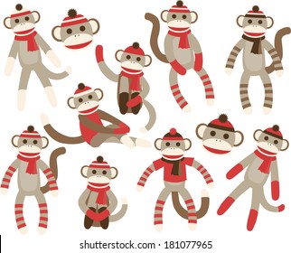 Detail Sock Monkey Clipart Free Nomer 38