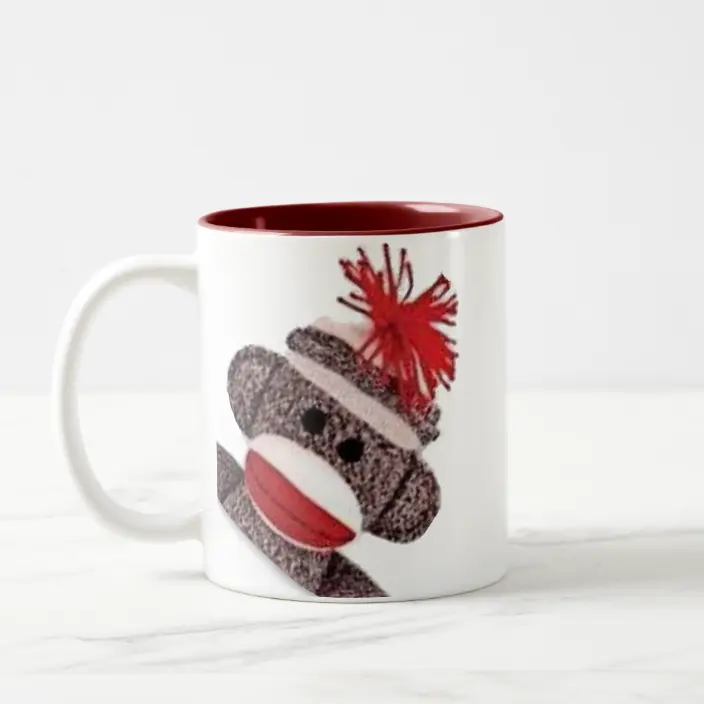 Detail Sock Monkey Coffee Mug Nomer 22