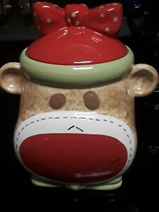 Detail Sock Monkey Cookie Jar Nomer 2